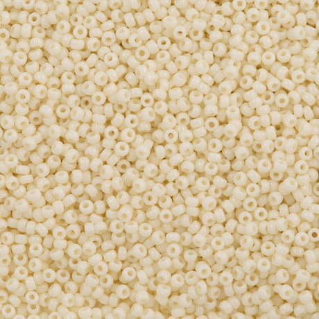 50g Miyuki Round Seed Bead 11/0 Ivory Pearl Ceylon (491)