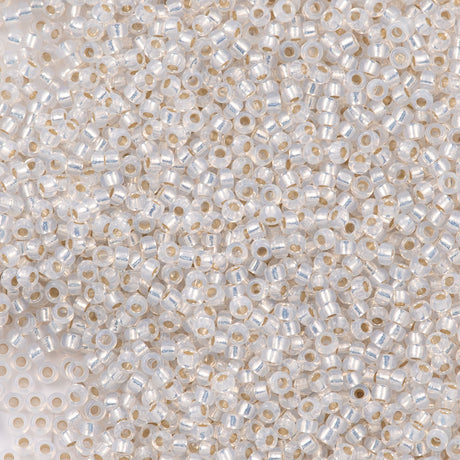 Miyuki Round Seed Bead 11/0 Gilt Lined Opal (551)