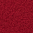 Miyuki Round Seed Bead 11/0 Matte Opaque Dark Red 22g Tube (408F)