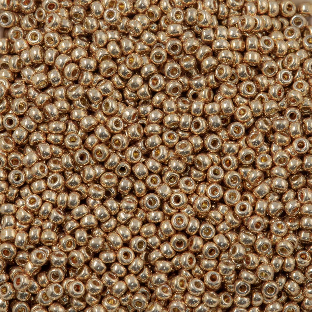 Miyuki Round Seed Bead 11/0 Duracoat Galvanized Champagne (4204)