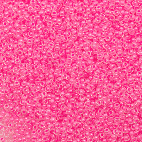 50g Miyuki Round Seed Bead 11/0 Luminous Cotton Candy (4299)