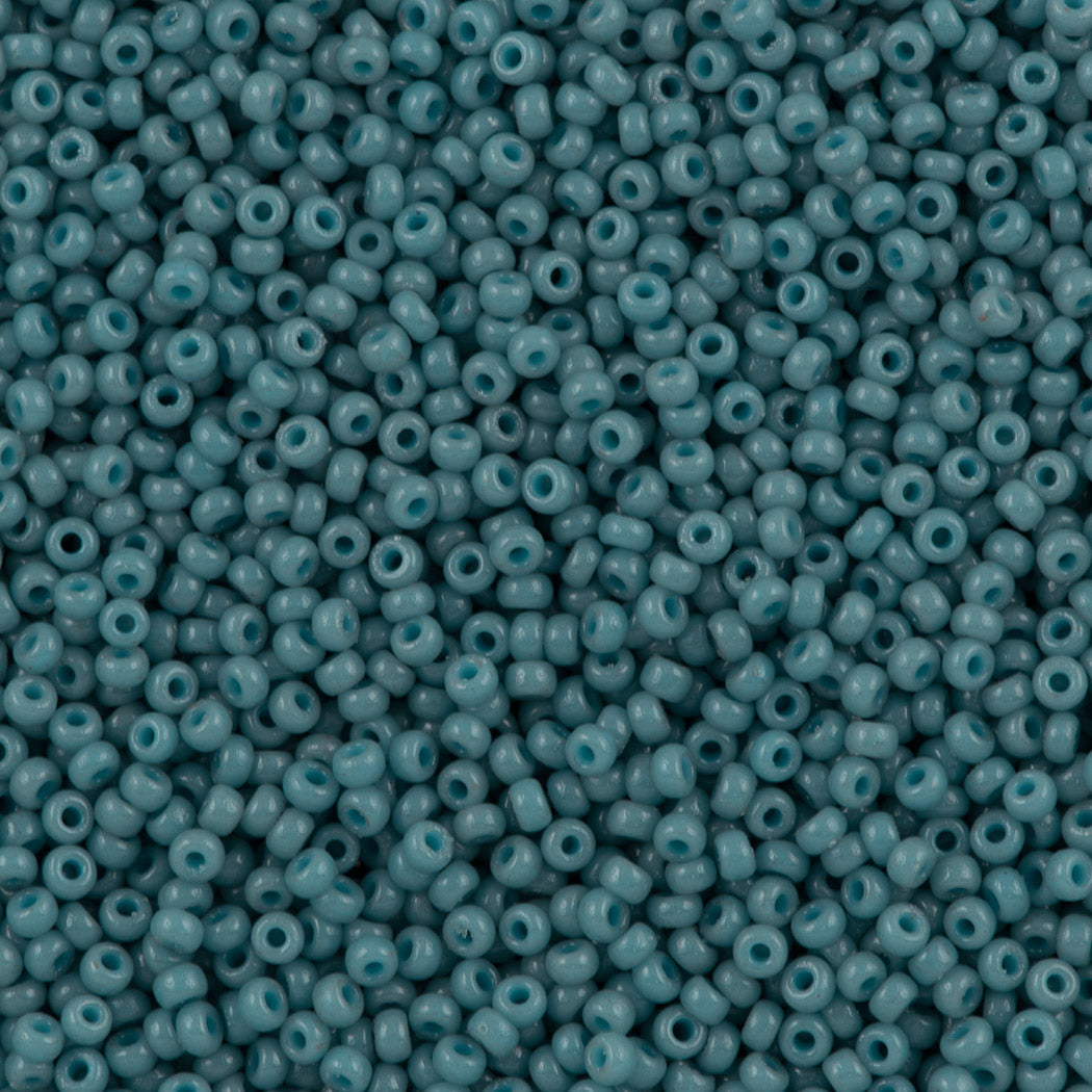 50g Miyuki Round Seed Bead 11/0 Duracoat Opaque Moody Blue (4479)