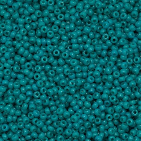 50g Miyuki Round Seed Bead 11/0 Duracoat Opaque Azure (4483)