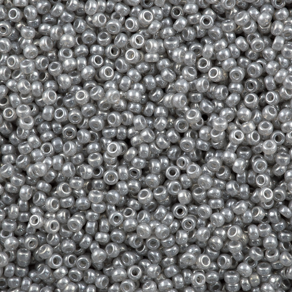 Miyuki Round Seed Bead 11/0 Grey Ceylon (526)