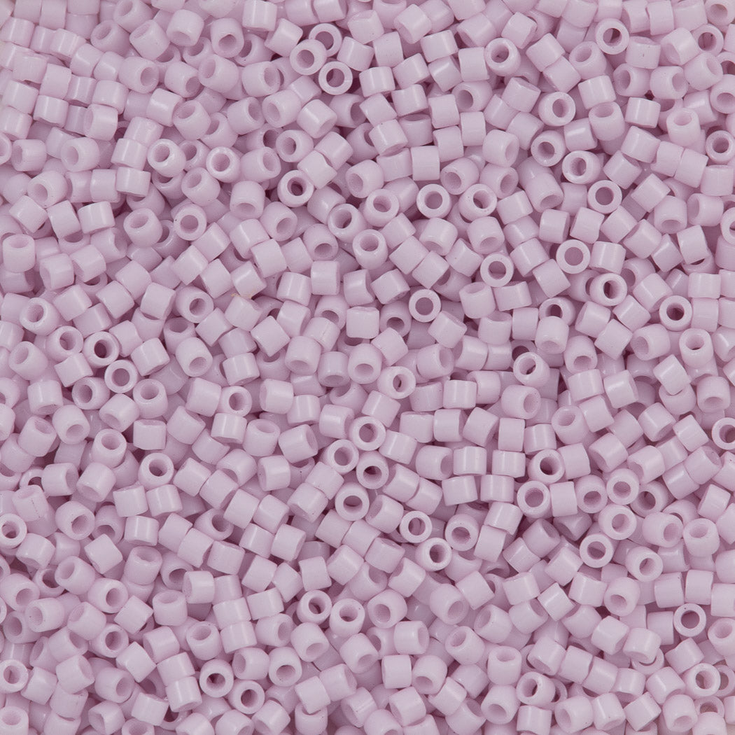 25g Miyuki Delica Seed Bead 11/0 Opaque Pale Rose DB1494