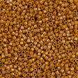 Miyuki Delica Seed Bead 11/0 Opaque Glazed Toast AB 2-inch Tube DB2273