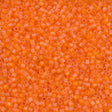 Miyuki Delica Seed Bead 15/0 Transparent Orange AB DBS855