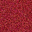 Miyuki Round Seed Bead 15/0 Opaque Red AB (476)