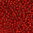 Miyuki Round Seed Beads 5/0 Silver Lined Red (140S)