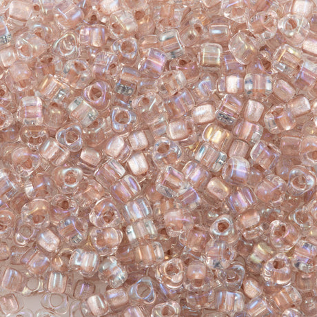 Miyuki Triangle Seed Bead 5/0 Inside Color Lined Pale Rose (1134)