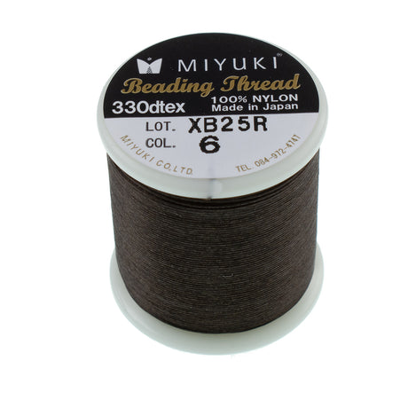 Miyuki Beading Thread Brown 50 Meter Spool 330dtex