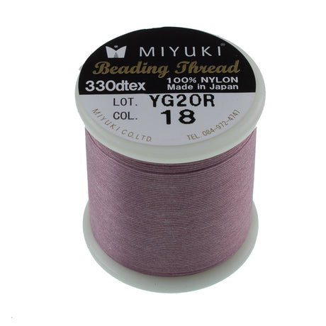 Miyuki Beading Thread Rose 50 Meter Spool 330dtex