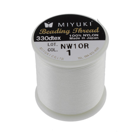 Miyuki Beading Thread White 50 Meter Spool 330dtex