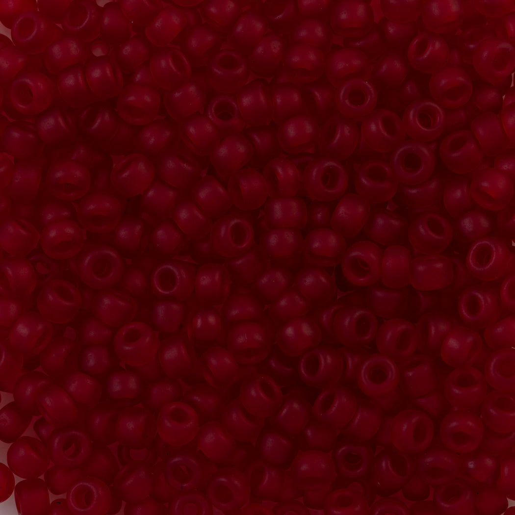 Miyuki Round Seed Bead 6/0 Matte Ruby (141F)