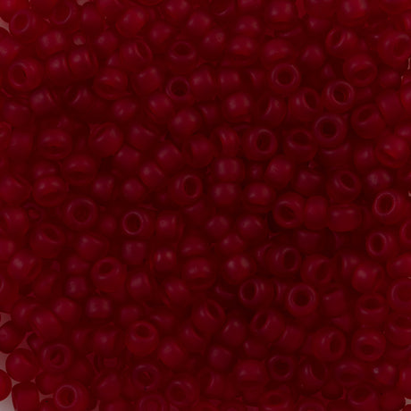 Miyuki Round Seed Bead 6/0 Matte Ruby (141F)