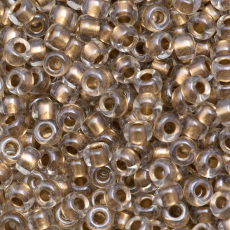 Miyuki Round Seed Bead 6/0 Inside Color Lined Gold Luster (234)