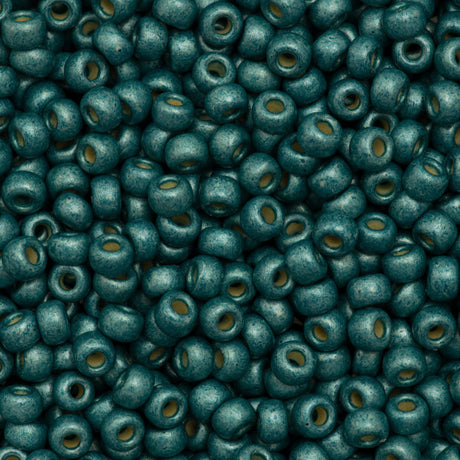 Miyuki Round Seed Bead 6/0 Duracoat Matte Galvanized Sea Foam (4217F)