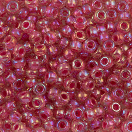 Miyuki Round Seed Bead 6/0 Fuchsia AB (355)