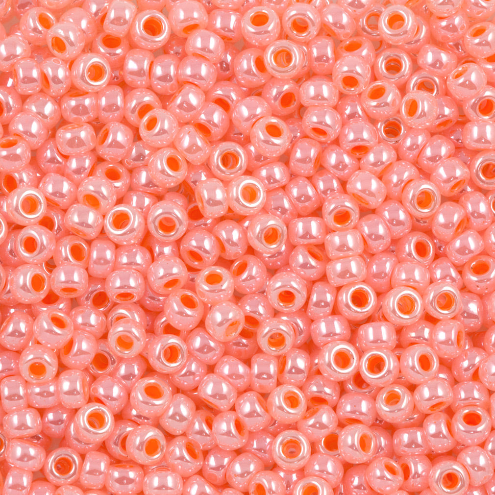 Miyuki Round Seed Bead 6/0 Coral Ceylon (539)