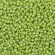 Miyuki Round Seed Beads 8/0 Matte Opaque Chartreuse AB (416FR)