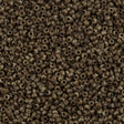 Miyuki Round Seed Bead 11/0 Opaque Brown Picasso (4517)