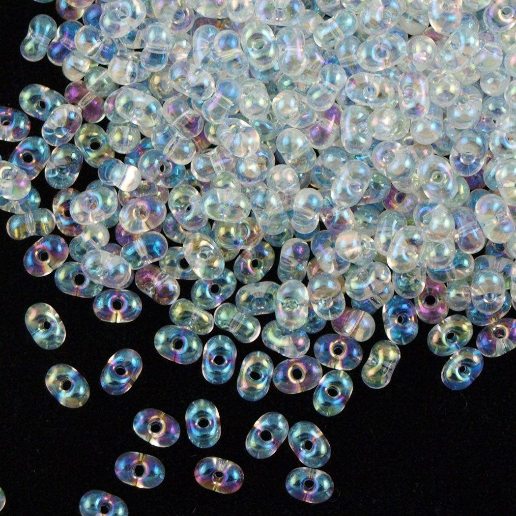 Miyuki Berry Seed Bead Crystal Rainbow 10g Tube (250)