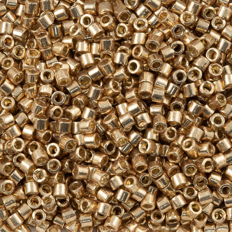 Miyuki Delica Seed Bead 10/0 Duracoat Galvanized Champagne 7g Tube DBM1834