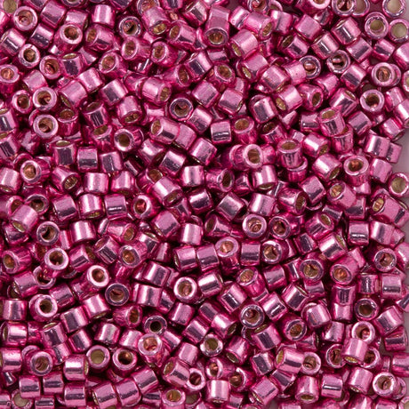 Miyuki Delica Seed Bead 10/0 Duracoat Galvanized Hot Pink 7g Tube DBM1840