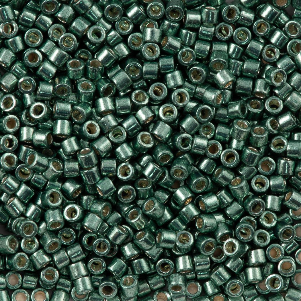 Miyuki Delica Seed Bead 10/0 Duracoat Galvanized Sea Green DBM1845