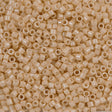 Miyuki Delica Seed Bead 10/0 Opaque Light Tan Luster DBM204