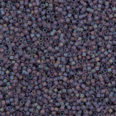 25G Miyuki Delica seed bead 11/0 Matte Transparent Amethyst AB DB870