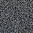 25g Miyuki Delica Seed Bead 11/0 Opaque Grey AB DB882