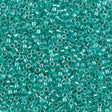 Miyuki Delica Seed Bead 11/0 Crystal Green Aqua 2-inch Tube DB238