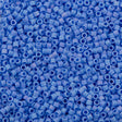 Miyuki Delica Seed Bead 11/0 Opaque Matte Periwinkle AB 2-inch Tube DB881