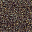 Miyuki Delica Seed Bead 11/0 Metallic Dusty Mauve Gold Iris 7g Tube DB1011