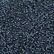 25g Miyuki Delica seed bead 11/0 Matte Metallic Blueberry Gold Luster AB DB1052