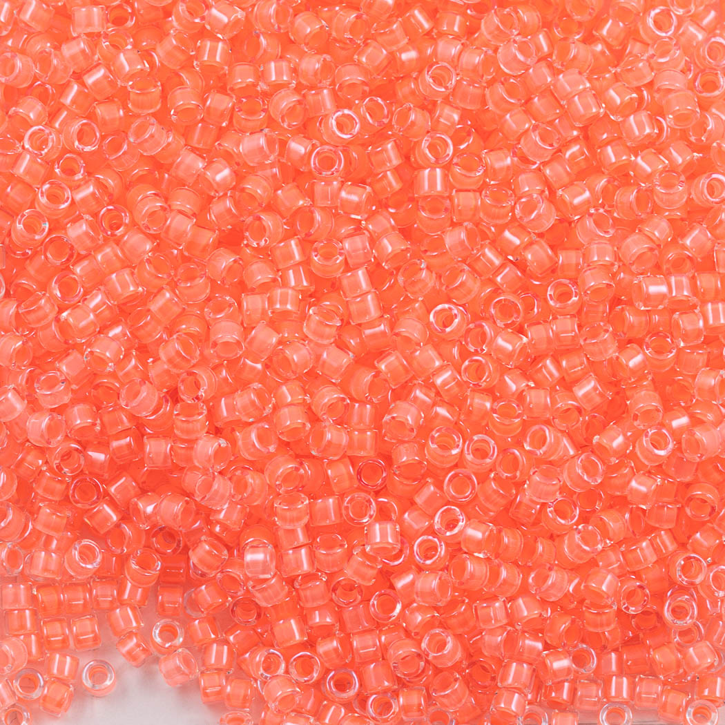 Miyuki Delica Seed Bead 11/0 Luminous Flamingo 2-inch Tube DB2034