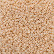 25g Miyuki Delica Seed Bead 11/0 Opaque Light Tan Luster DB204