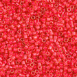 25g Miyuki Delica Seed Bead 11/0 Luminous Poppy Red DB2051