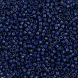 Miyuki Delica Seed Bead 11/0 Duracoat Opaque Dyed Navy Blue 2-inch Tube DB2143