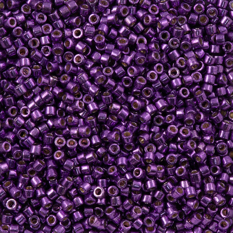 DB2508- 11/0 Duracoat Galvanized Purple Orchid Miyuki Delica Beads (50 –  General Bead