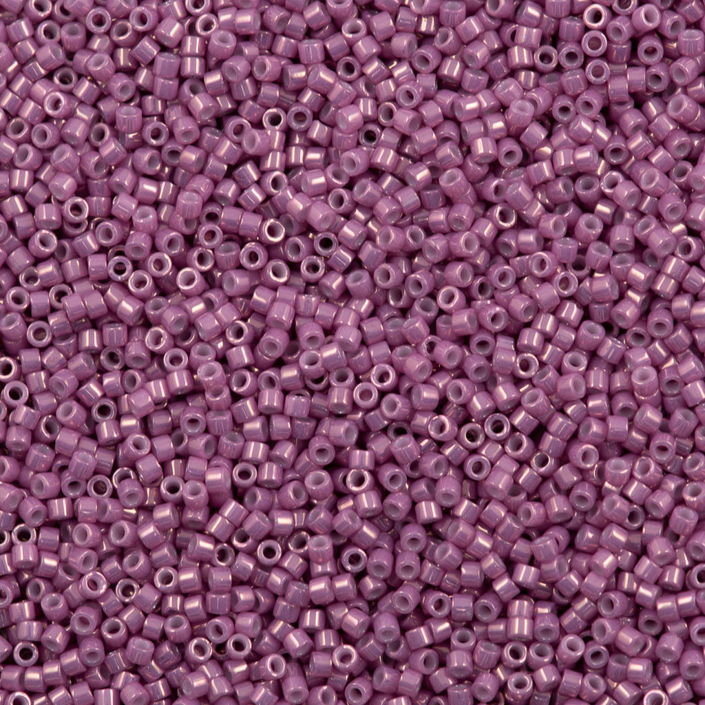 Miyuki Delica Seed Beads, 10/0 Size, Mix Lavender Garden Pink Green (7.2  Grams) 