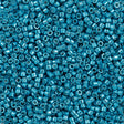 Miyuki Delica Seed Bead 11/0 Galvanized Dark Aqua 2-inch Tube DB427