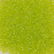 Miyuki Delica Seed Bead 11/0 Transparent Lime Green 2-inch Tube DB712