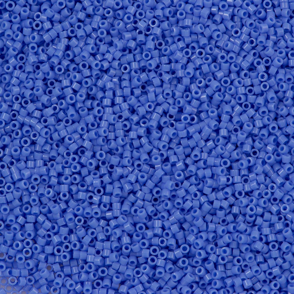 25g Miyuki Delica Seed Bead 11/0 Opaque Periwinkle DB730