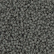 Miyuki Delica Seed Bead 11/0 Matte Opaque Grey 2-inch Tube DB761