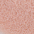 25g Miyuki Delica Seed Bead 11/0 Matte Transparent Peach AB DB868