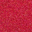 25g Miyuki Delica Seed Bead 11/0 Matte Orange Red AB DB874