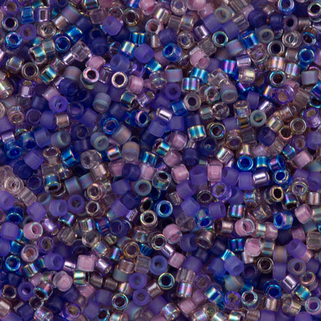 Miyuki Delica Seed Bead 11/0 Mix Lilacs 2-inch Tube (MIX1)