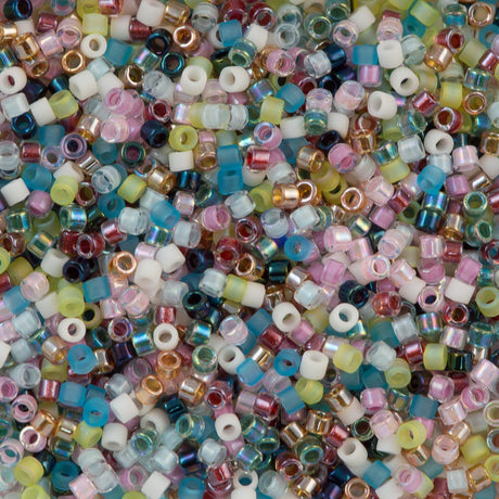 Miyuki Delica Seed Bead 11/0 Mix Spring Flowers 2-inch Tube (MIX15)